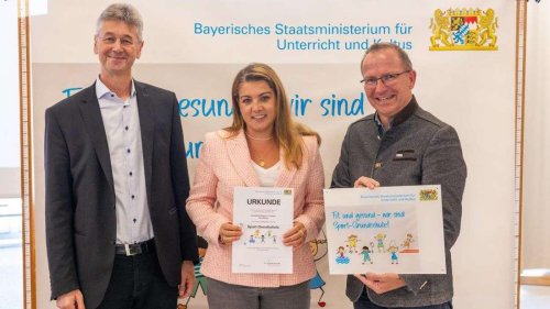 Neufahrner Jahnschule gehört jetzt zum Kreis der bayerischen „Sport-Grundschulen“