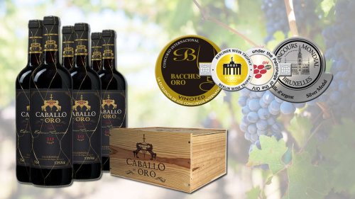 Weinpaket: prämierter Caballo d‘Oro zum unschlagbaren Vorteilspreis