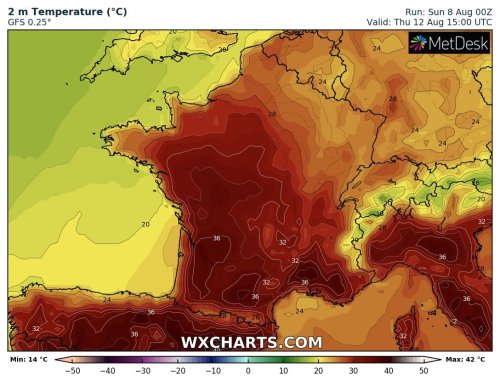 Jusqu'à 40°C attendus dans le Sud-Est cette semaine | Météo-Contact