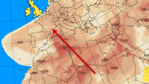 Du sable du Sahara vient s’inviter en France