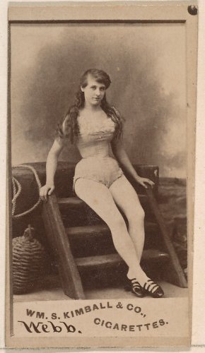 Miss Webb, from the Actresses series (N203) issued by Wm. S. Kimball & Co.