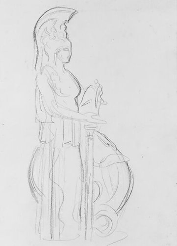 John Singer Sargent | Parthenon Athena, Acropolis Museum, Athens | American | The Metropolitan Museum of Art