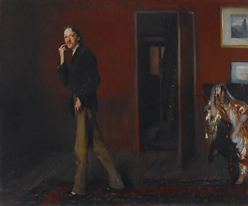 Robert Louis Stevenson and His Wife 1885