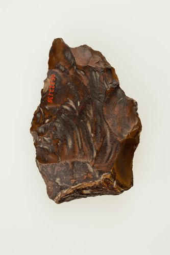 Biface, commonly referred to as a hand ax ca. 400,000–240,000 B.C.