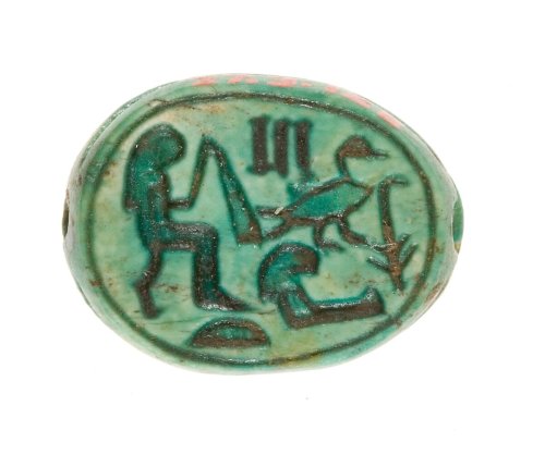 Scarab inscribed for the King's Daughter Hatshepsut ca. 1479–1458 B.C.