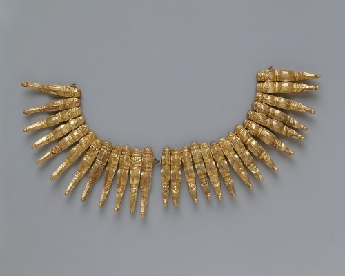 Two Sets of Necklace Beads in the Form of Stylized Insects 8th–early 10th century