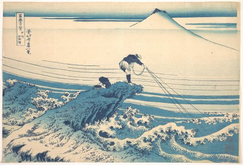 Katsushika Hokusai | Kajikazawa in Kai Province (Kōshū Kajikazawa), from the series Thirty-six Views of Mount Fuji (Fugaku sanjūrokkei) | Japan | Edo period (1615–1868) | The Metropolitan Museum of Art
