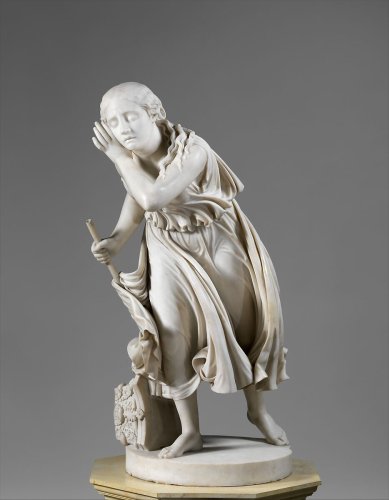 Nydia, the Blind Flower Girl of Pompeii 1853–54; carved 1859