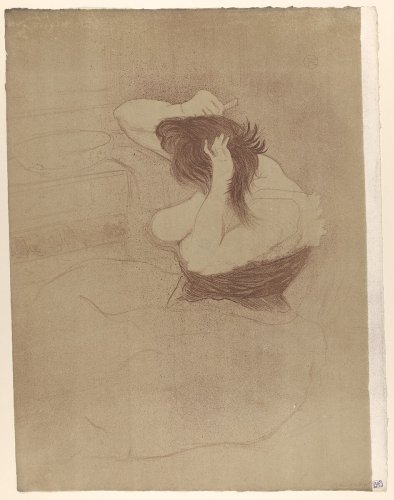 Henri de Toulouse-Lautrec | Combing Hair, from the series Elles | The Metropolitan Museum of Art