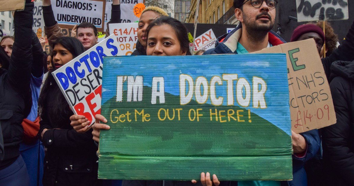 Doctors prepare for four days off work in ‘most disruptive NHS strike ever’