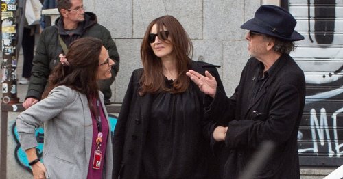 Monica Bellucci and Tim Burton enjoy day out in Madrid amid ...