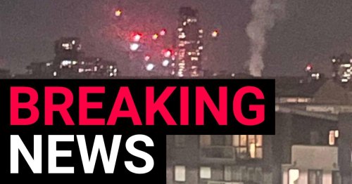 Huge clouds of smoke after ‘explosion’ in London