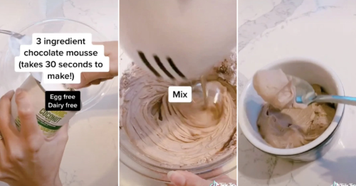 Mum shares recipe to make three-ingredient chocolate mousse in minutes – without eggs or dairy