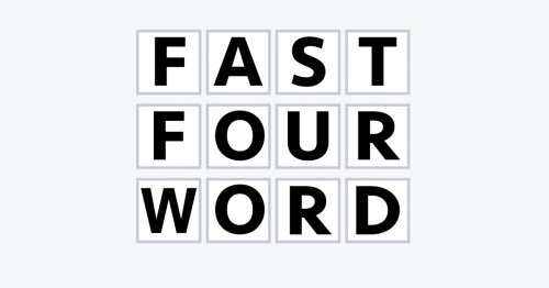 Wordle clone Fast Four Word is harder than it sounds