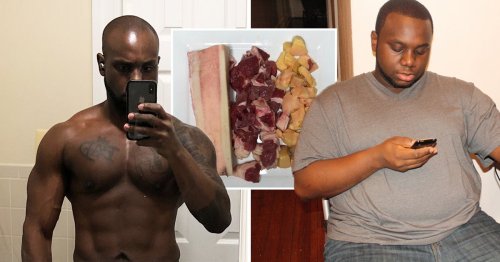 Nurse says he’s in the best shape of his life after swapping veganism for a raw meat diet