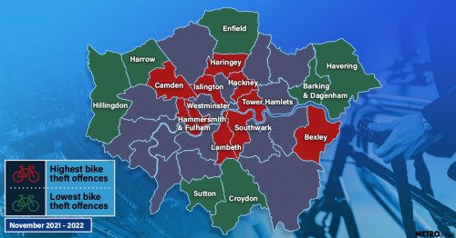 Map Shows The London Boroughs Worst-hit By Bike Thefts – How Bad Is ...