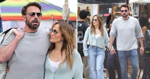 Jennifer Lopez and Ben Affleck engage in sweet intimate moment during shopping trip