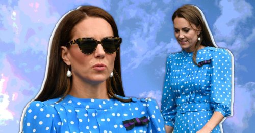 How to get Kate Middleton’s Wimbledon blue polka dot dress look