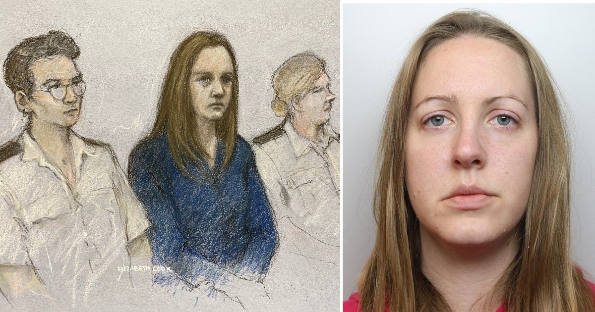 Lucy Letby’s chilling mugshot released as she faces life for baby killing spree