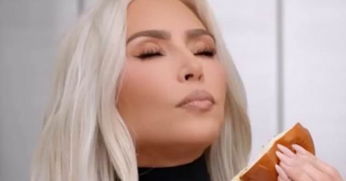 Kim Kardashian ridiculed for pretending to eat ‘delicious’ vegan burger in advert, complete with fake chewing