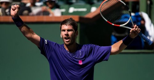 Cameron Norrie reacts to becoming new British No.1 ahead of Indian Wells semi-final