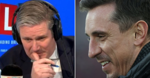 Gary Neville told Keir Starmer off for not being ‘strong enough’