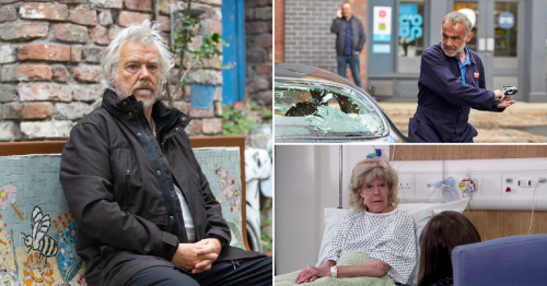 Coronation Street spoilers: 31 pictures reveal Stu's secret, Kevin lashes out and Audrey's visit