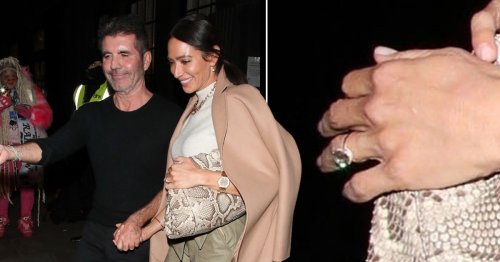 Simon Cowell’s fiancée Lauren Silverman shows off gorgeous £250,000 engagement ring