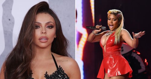 Nicki Minaj raps with a British accent and Jesy Nelson shows off grills as they confirm collab on solo single Boyz