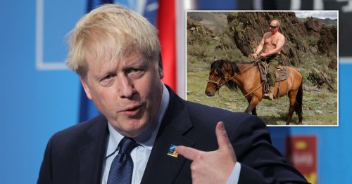 Russian state TV claims ‘chubby Boris Johnson is jealous of Putin’s good shape’