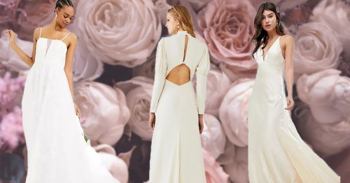 Eight wedding dresses for brides on a budget