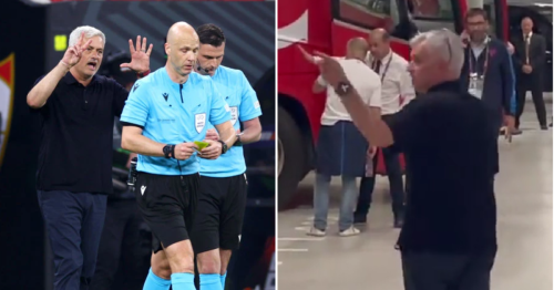 Jose Mourinho confronts Europa League officials in stadium car park and calls them ‘f***ing crooks’