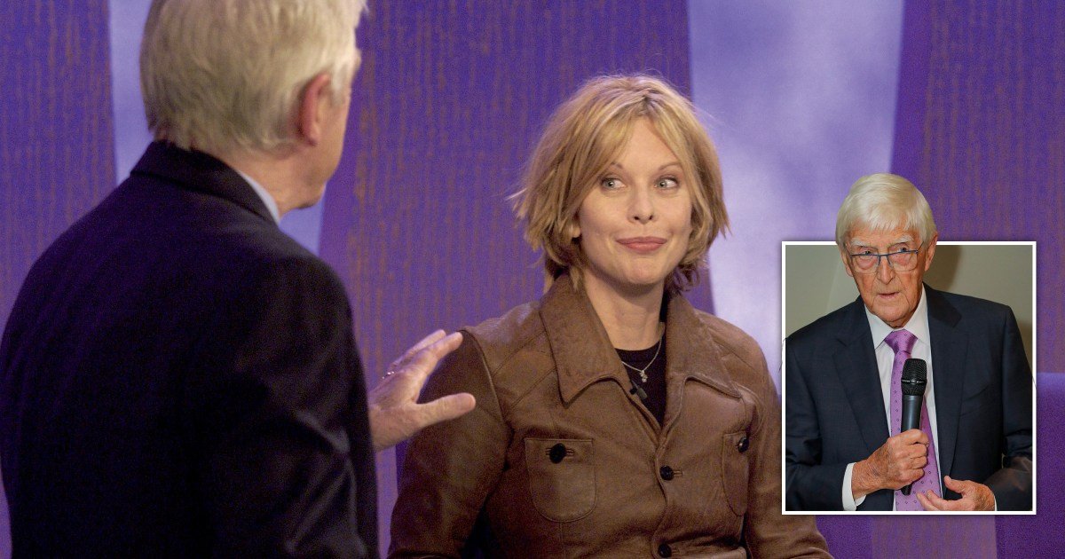 Sir Michael Parkinson’s controversial interview with Meg Ryan resurfaces following chat show host’s death