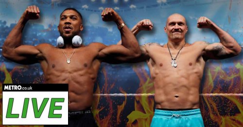 Anthony Joshua vs Oleksandr Usyk live: Round-by-round updates and undercard results