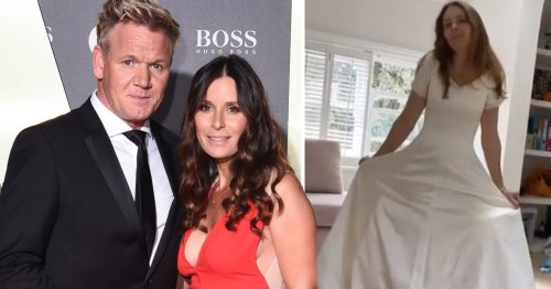Gordon Ramsay’s wife Tana looks incredible in her wedding dress, ‘25 years and 5 pregnancies later’