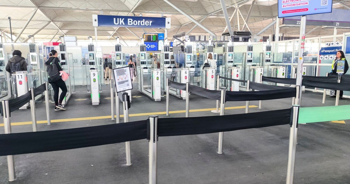 Major UK airport e-gate change affecting 1,500,000 Brits comes into effect today