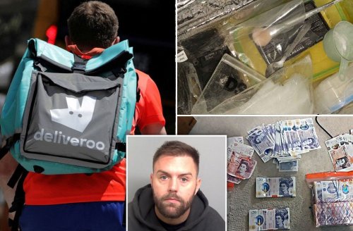 Drug dealer caught hiding £30,000 of cocaine in Deliveroo rucksack