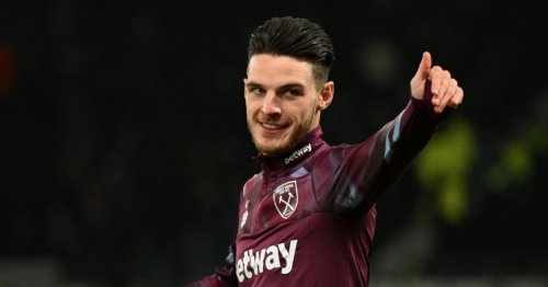 Manchester United launched £100m bid for Declan Rice last summer