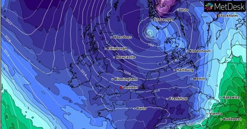 Temperatures could plunge to as low as -10°C when Arctic air hits UK