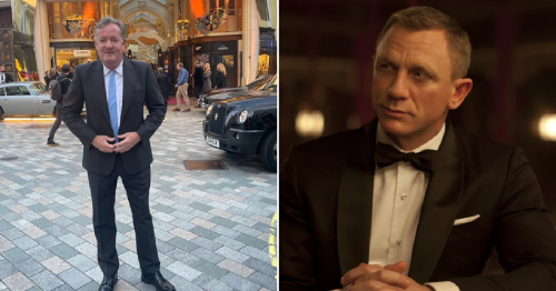 Piers Morgan ‘reveals’ himself as Daniel Craig’s James Bond replacement