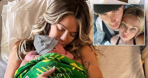 Spencer Webb’s girlfriend Kelly Kay gives birth to baby boy Spider months after athlete’s death