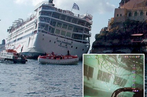 Popular holiday island ‘heading for disaster’ due to sunken cruise ship