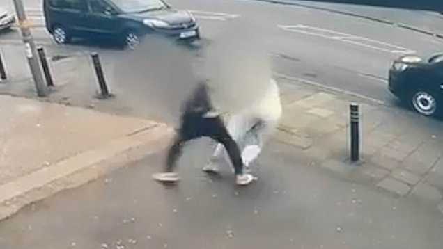 Four people attacked at random by man with a knife in Birmingham