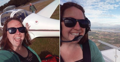Woman beats M4 protest tailbacks by jumping in plane to get to work