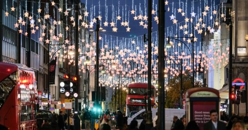 London Christmas Lights 2022 Switch on Dates Oxford Street Carnaby 