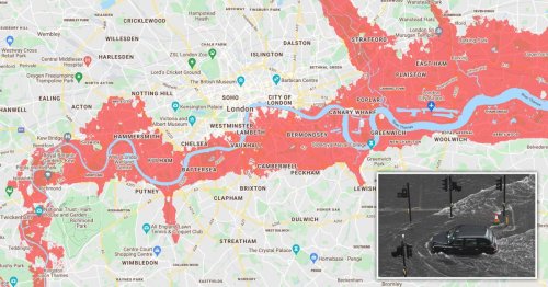 Map shows areas of London that will regularly flood by 2030