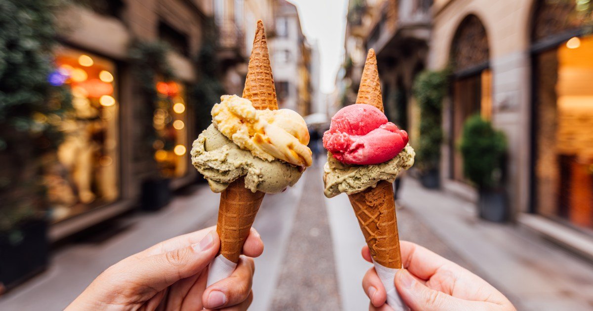 Beautiful clifftop town named Europe’s ‘ice cream capital’