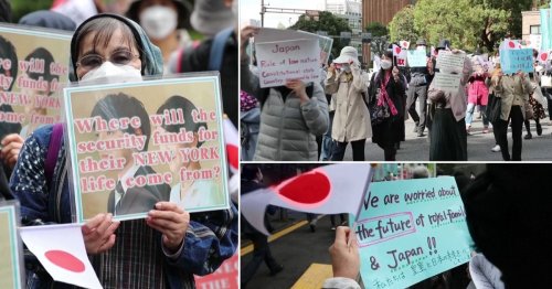Protesters criticise Japanese princess for marrying university sweetheart