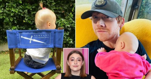 Rupert Grint shares adorable snap of baby daughter Wednesday and she’s already a star in the making