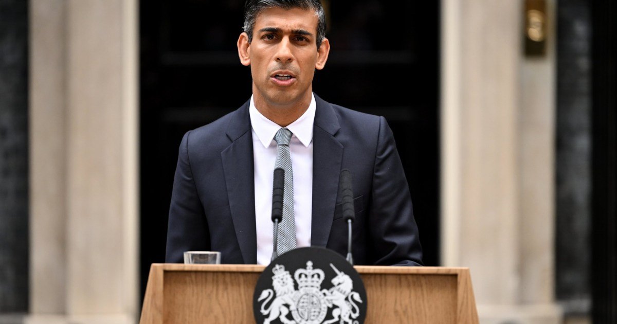 Rishi Sunak criticises Liz Truss’s mistakes and vows to fix them in first speech
